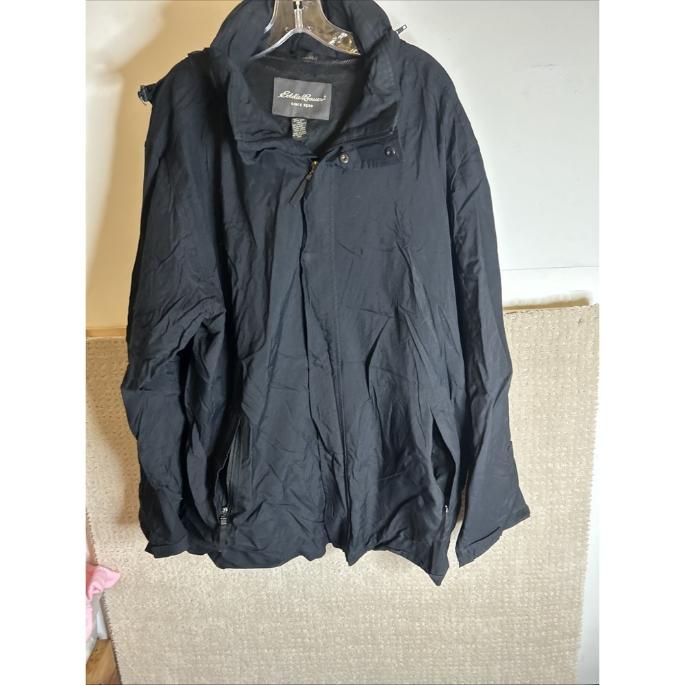 Eddie Bauer Men's Vtg Jacket Sz XXL Vented Navy - Picture 6 of 10